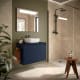 Meuble de salle de bain Noja Salgar avec comptoir en bois principal 4