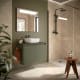 Meuble de salle de bain Noja Salgar avec comptoir en bois principal 5