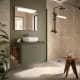 Meuble de salle de bains avec plan de toilette en bois Noja Salgar principal 5
