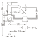 Pack robinetterie de lavabo + robinetterie de bidet + ensemble de douche Ensemble de douche Cuadro Tres croquis 4