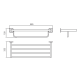 Technic Medimex multiple porte-serviettes hôtel croquis 5