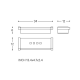 Distributeur de savon de bain Metric M Cosmic croquis 2