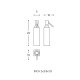 Distributeur de savon Metric Cosmic croquis 3
