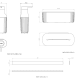 Ensemble de douche modulaire avec distributeur et barre de fixation murale Alife by Cosmic croquis 5