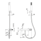 Bless Imex robinet de douche croquis 24