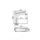 Mitigeur de lavabo Dinamarca Imex croquis 6
