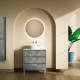 Meuble de salle de bains avec plan de toilette Solid Surface Boston Bruntec principal 2