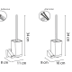 Brosse de toilette Venus Mediterránea de baño croquis 2