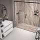 Receveurs de douche en résine décorés Design 3D Marbre Travertin Bruntec principal 0