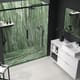 Receveurs de douche en résine décorés Design 3D Marbre Travertin Bruntec environnement 1