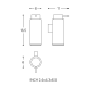 Distributeur de savon Logic Cosmic croquis 9