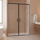 Paroi de douche profilé noir Elara Bruntec principal 0