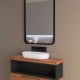 Miroir de salle de bain avec éclairage LED Sansa Bruntec environnement 4