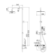 Colonne de douche Firenze Imex croquis 10