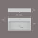 Gemini Art and Bath petite vasque suspendue croquis 1