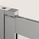 Paroi de baignoire coulissante et pivotante Milano Bruntec détail 6