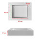 Lavabo suspendu Tennessee Bruntec croquis 2