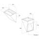 Suton Art and Bath vasque suspendue croquis 3