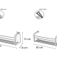 Shower shelf 600 de Bruntec croquis 2