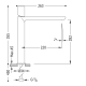 Robinet de lavabo Loft Tres croquis 1