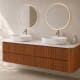 Meuble de salle de bains avec plan de toilette Solid Surface Duna Bruntec principal 2