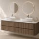 Meuble de salle de bains avec plan de toilette Solid Surface Duna Bruntec principal 4