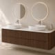 Meuble de salle de bains avec plan de toilette Solid Surface Duna Bruntec principal 3