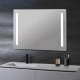 Miroir de salle de bains avec éclairage LED Liberty Bruntec principal 1