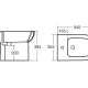 Ensemble toilette + bidet Merlin Bruntec croquis 6