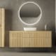 Meuble de salle de bain moderne en bois massif Alpes Bruntec principal 2