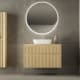 Meubles de salle de bain modernes en bois massif Alpes Bruntec principal 1