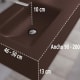 Lavabo suspendu Milan Bruntec détail 1