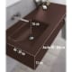 Lavabo suspendu Milan Bruntec détail 1
