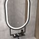 Miroir de salle de bains avec éclairage LED Boracay Eurobath détail 2