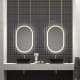 Miroir de salle de bains avec éclairage LED Boracay Eurobath environnement 5