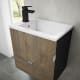 Petit Campoaras Ensemble meuble de salle de bain à profondeur réduite 35 cm détail 2