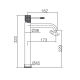 Mitigeur de lavabo Imex Genova croquis 10