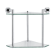 Double étagère de salle de bains Bruntec principal 0