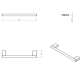 Porte-serviettes de salle de bains Project Cosmic croquis 10