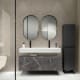 Ensemble meuble de salle de bain avec lavabo en céramique de 12 cm de hauteur et tiroirs Nomad Visobath principal 4