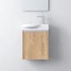 Ensemble meuble de salle de bain profondeur réduite 25 cm Slim Ávila Dos principal 4