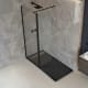 Paroi de douche Austral profilé noir Bruntec environnement 1