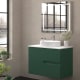 Meuble de salle de bains avec plan de toilette en pierre compacte blanche Lia Bruntec couleurs principal 6