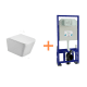 Pack WC suspendu  avec réservoir de chasse encastré Bruntec Square principal 0