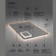 Miroir de salle de bain avec éclairage LED Duomo Ledimex détail 8