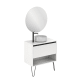 Yoko Top Amizuva meuble de salle de bain avec ensemble lavabo avec plan de toilette 3D 10