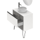 Yoko Top Amizuva meuble de salle de bain avec ensemble lavabo avec plan de toilette détail 4