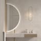 Eurobath Bonaire 2 miroir demi-lune avec éclairage LED principal 3