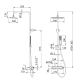Set de douche Toscana Imex croquis 9