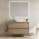 Meubles de salle de bains avec plan de toilette en bois Oxford Bruntec principal 3